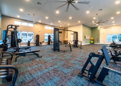 Stone Oak townhome gym
