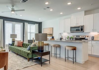 Open concept in luxury northeast San Antonio townhome community
